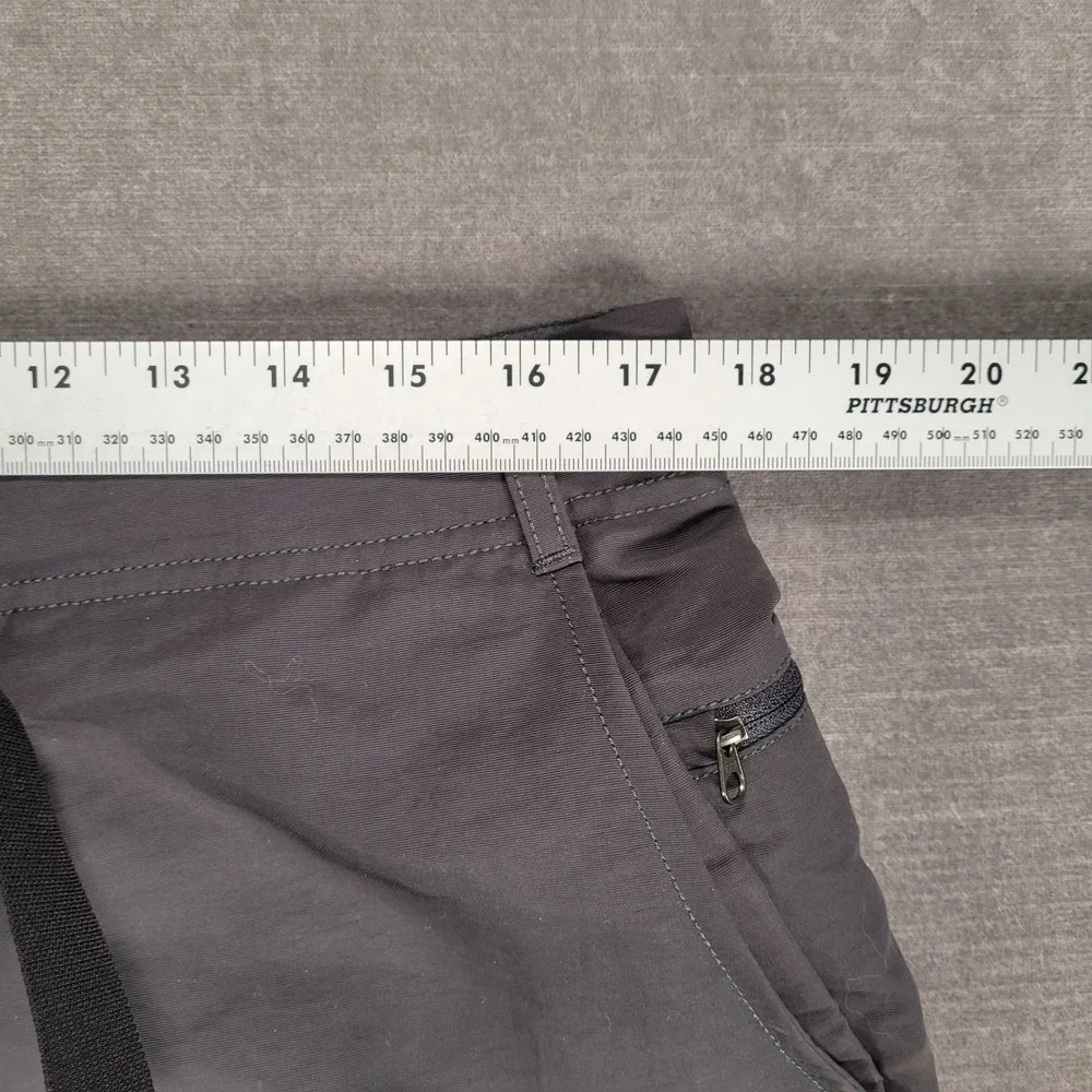 The North Face‎ Hybrid Hiking Shorts Quick Dry Activewear Belted Gray